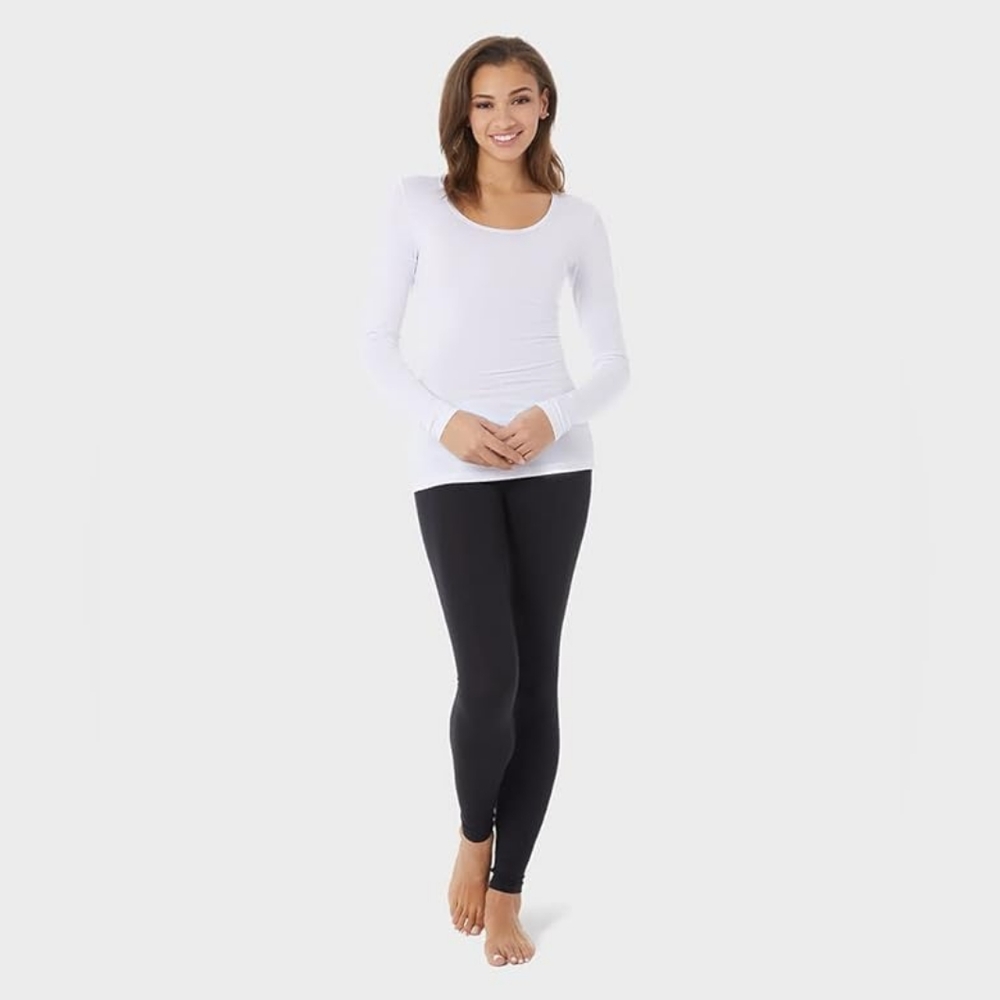 32 Degrees Women's Cozy Heat High Waisted Leggings Black - Picture 3 of 7